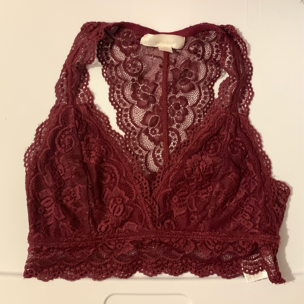 Burgundy Bralette